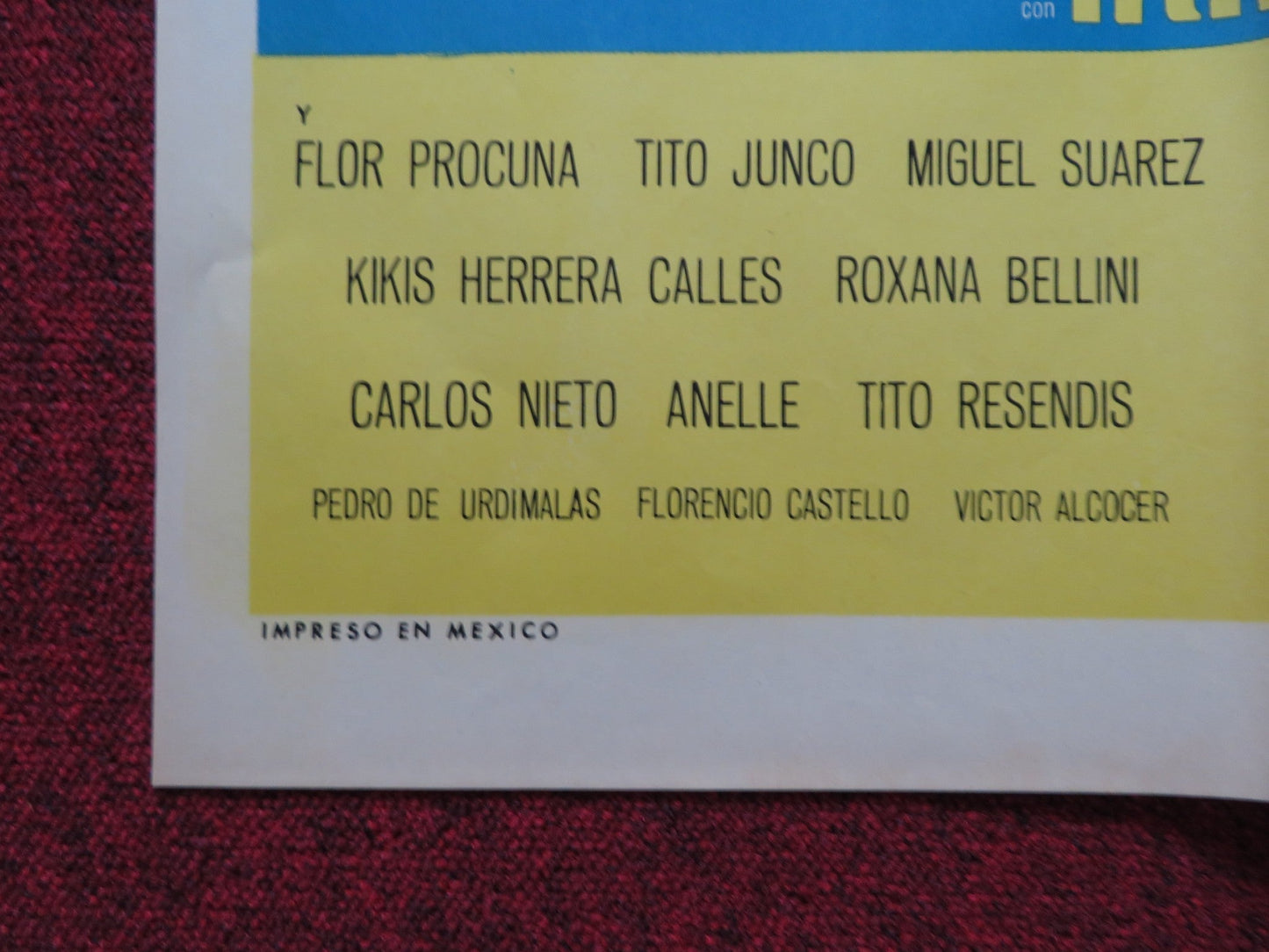 TAPAME CONTIGO FOLDED MEXICAN POSTER MAURICIO GARCES ARMANDO ACOSTA 1970 Rendezvous Cinema Movie posters