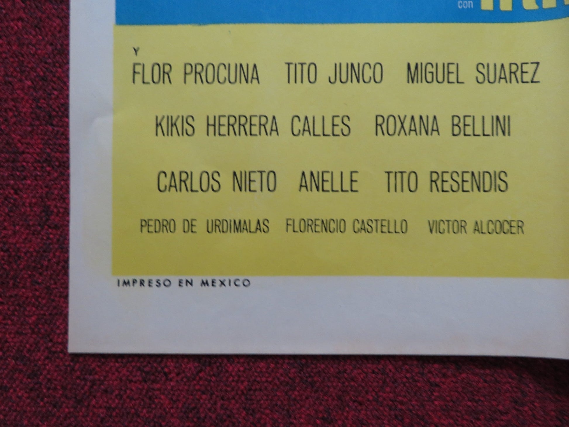 TAPAME CONTIGO FOLDED MEXICAN POSTER MAURICIO GARCES ARMANDO ACOSTA 1970 Rendezvous Cinema Movie posters