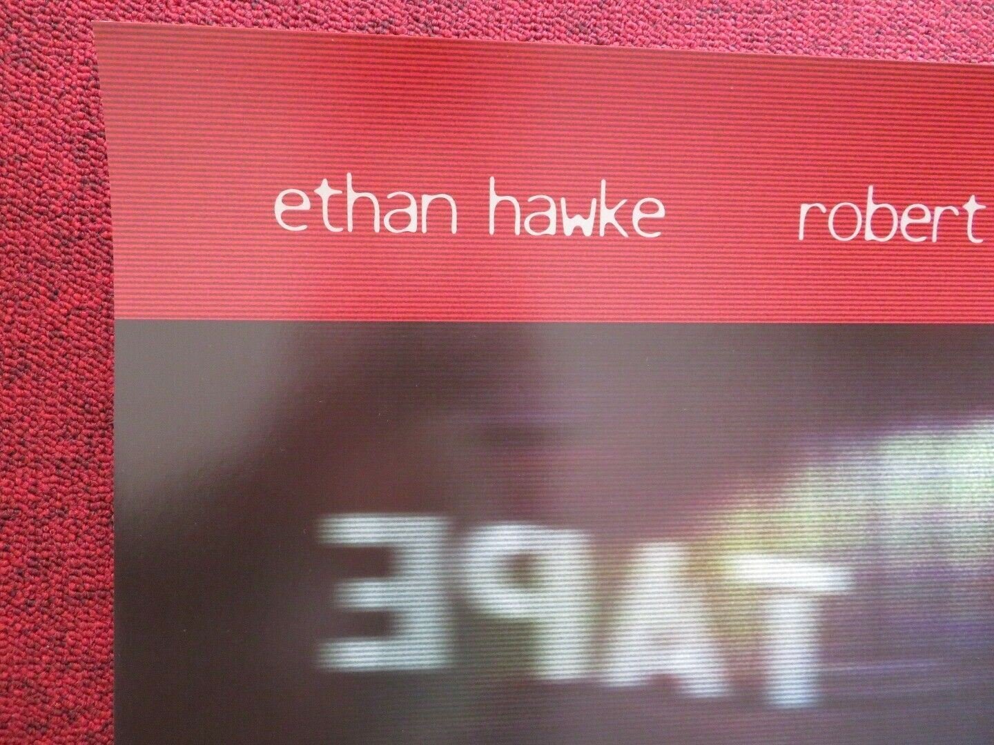 TAPE US ONE SHEET ROLLED POSTER ETHAN HAWKE UMA THURMAN 2001 Movie posters