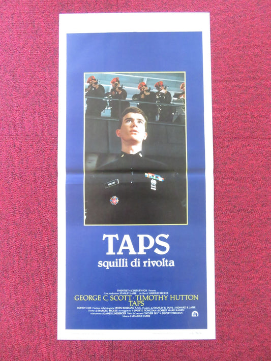 TAPS ITALIAN LOCANDINA POSTER GEORGE C. SCOTT TIMOTHY HUTTON 1981 Rendezvous Cinema Movie posters