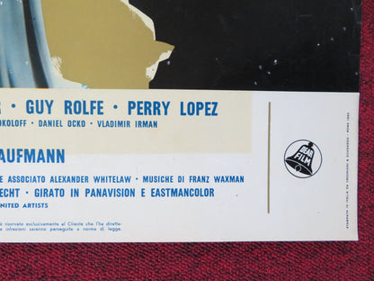 TARAS BULBA - B ITALIAN FOTOBUSTA POSTER TONY CURTIS YUL BRYNNER 1962 Rendezvous Cinema Movie posters