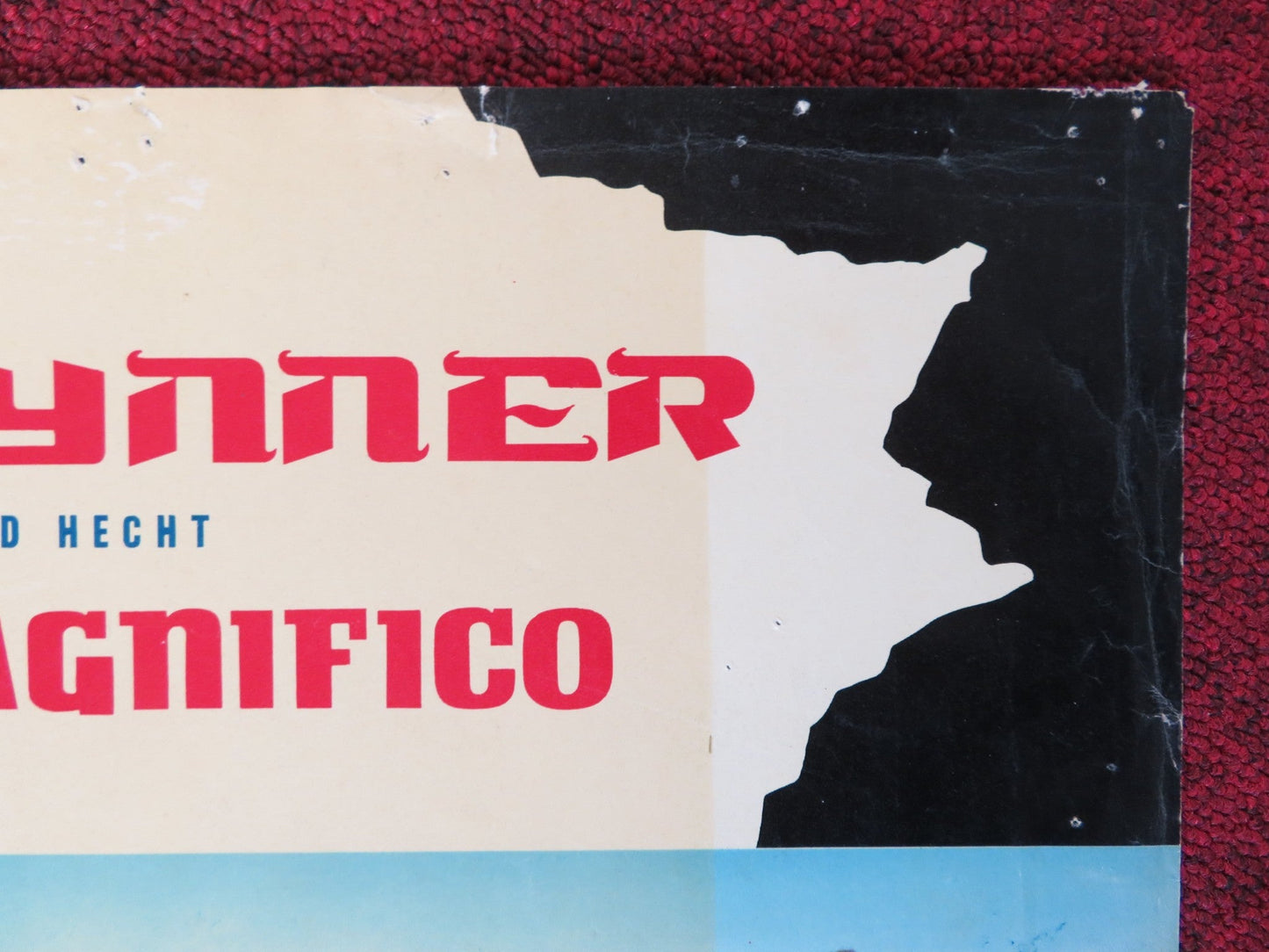 TARAS BULBA - B ITALIAN FOTOBUSTA POSTER TONY CURTIS YUL BRYNNER 1962 Rendezvous Cinema Movie posters