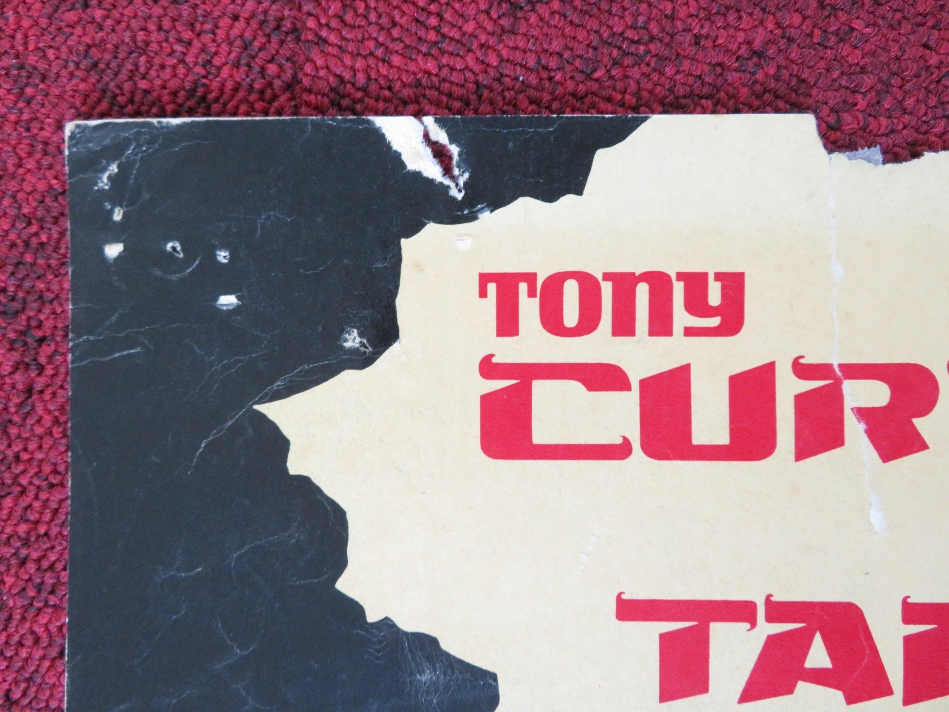 TARAS BULBA - D ITALIAN FOTOBUSTA POSTER TONY CURTIS YUL BRYNNER 1962 Rendezvous Cinema Movie posters