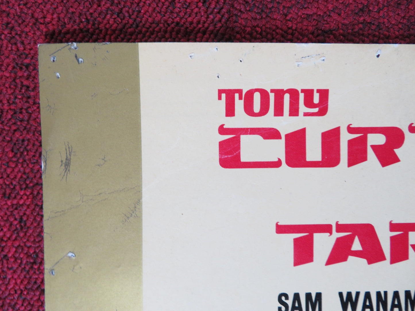 TARAS BULBA - E ITALIAN FOTOBUSTA POSTER TONY CURTIS YUL BRYNNER 1962 Rendezvous Cinema Movie posters