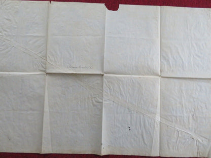 TARAWA BEACHHEAD FOLDED US ONE SHEET POSTER KERWIN MATHEWS JULIA ADAMS 1958 Movie posters