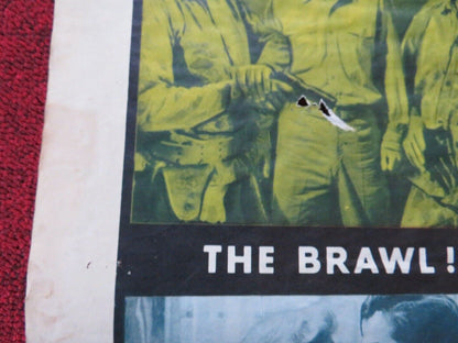 TARAWA BEACHHEAD FOLDED US ONE SHEET POSTER KERWIN MATHEWS JULIA ADAMS 1958 Movie posters