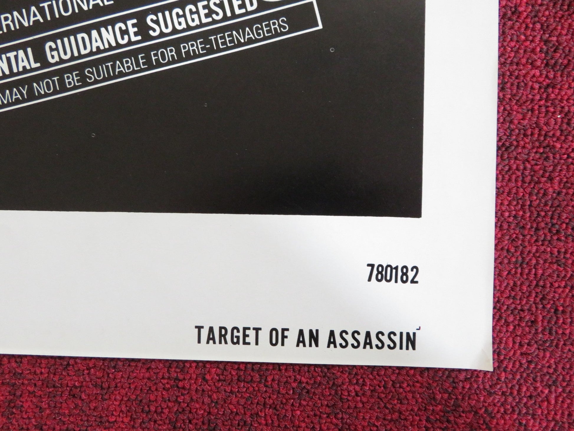 TARGET OF AN ASSASSIN FOLDED US ONE SHEET POSTER ANTHONY QUINN LAW 1978 Rendezvous Cinema Movie posters