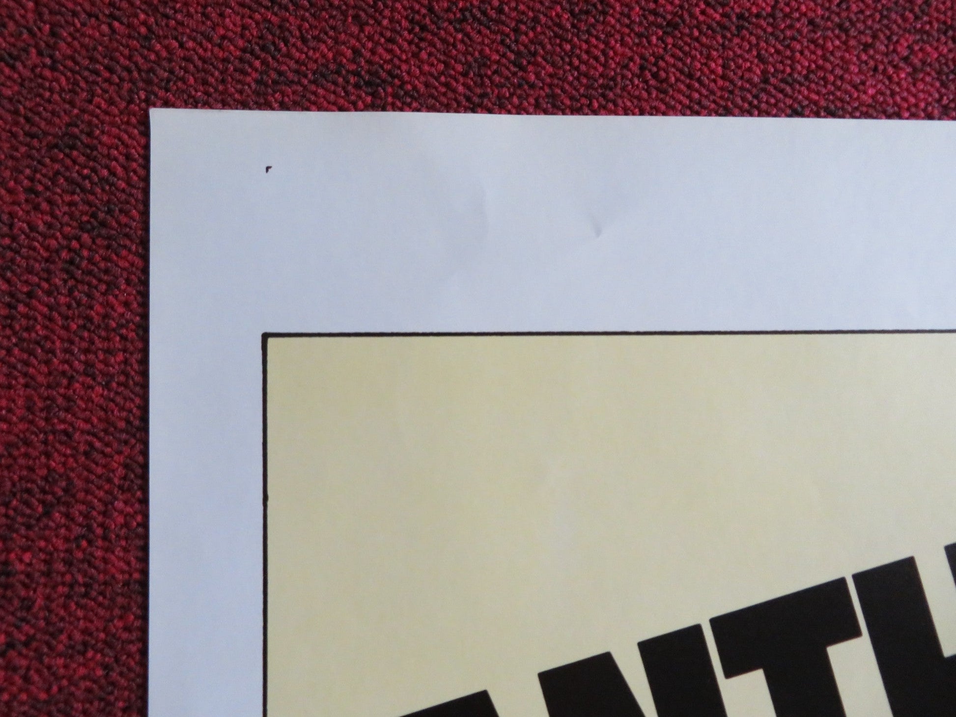 TARGET OF AN ASSASSIN FOLDED US ONE SHEET POSTER ANTHONY QUINN LAW 1978 Rendezvous Cinema Movie posters