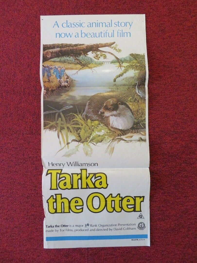 TARKA THE OTTER FOLDED AUSTRALIAN DAYBILL POSTER PETER BENNETT EDWARD UNDERDOWN Movie posters