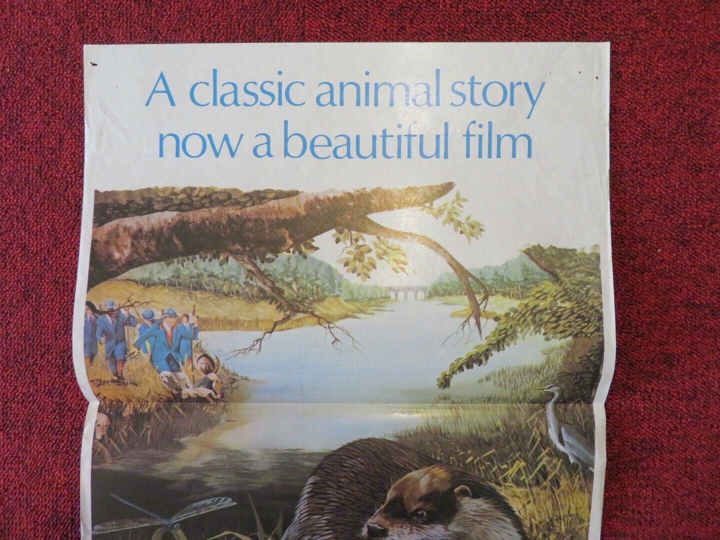 TARKA THE OTTER FOLDED AUSTRALIAN DAYBILL POSTER PETER BENNETT EDWARD UNDERDOWN Movie posters