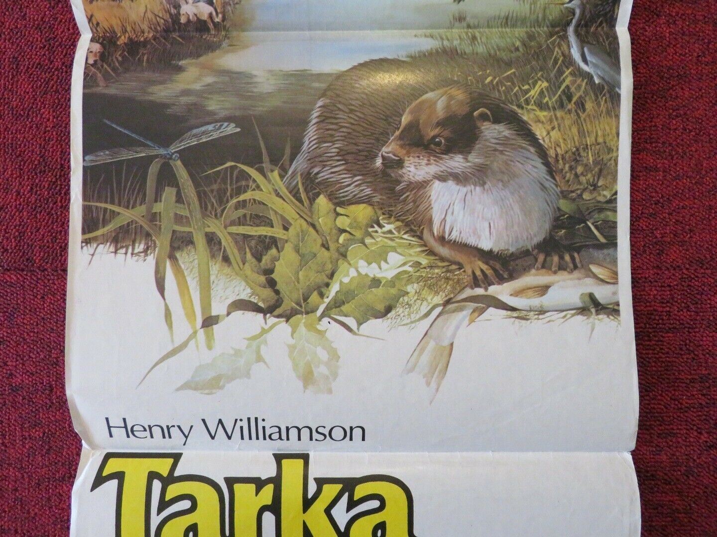 TARKA THE OTTER FOLDED AUSTRALIAN DAYBILL POSTER PETER BENNETT EDWARD UNDERDOWN Movie posters