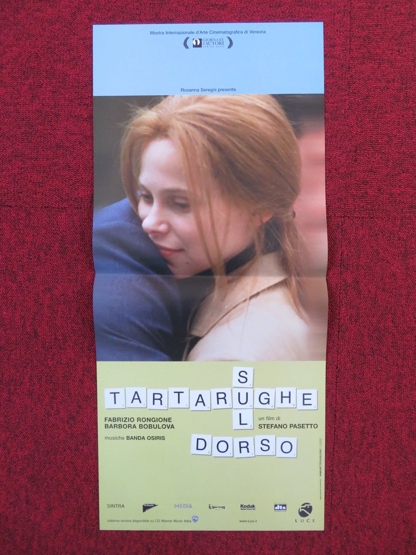 TARTARUGHE SUL DORSO ITALIAN LOCANDINA POSTER LORENZO ACQUAVIVA 2004 Rendezvous Cinema Movie posters