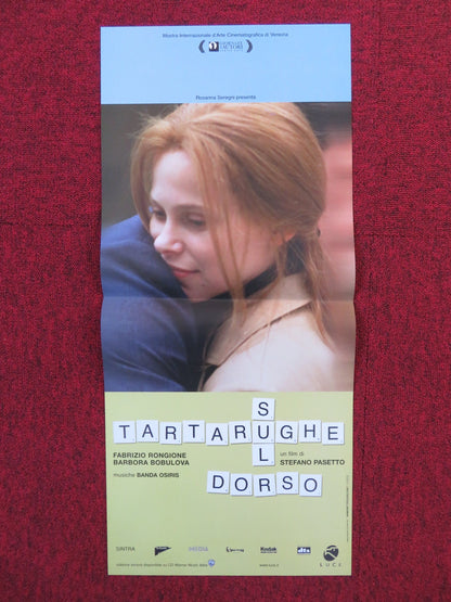TARTARUGHE SUL DORSO ITALIAN LOCANDINA POSTER LORENZO ACQUAVIVA 2004 Rendezvous Cinema Movie posters