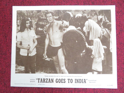 TARZAN GOES TO INDIA US LOBBY CARD FULL SET JOCK MAHONEY SIMI GAREWAL 1962 Rendezvous Cinema Movie posters