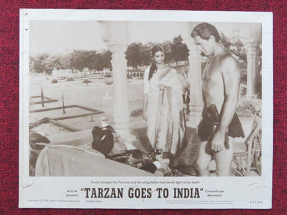 TARZAN GOES TO INDIA US LOBBY CARD FULL SET JOCK MAHONEY SIMI GAREWAL 1962 Rendezvous Cinema Movie posters