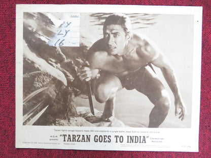 TARZAN GOES TO INDIA US LOBBY CARD FULL SET JOCK MAHONEY SIMI GAREWAL 1962 Rendezvous Cinema Movie posters