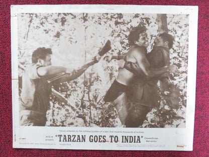 TARZAN GOES TO INDIA US LOBBY CARD FULL SET JOCK MAHONEY SIMI GAREWAL 1962 Rendezvous Cinema Movie posters