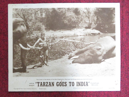 TARZAN GOES TO INDIA US LOBBY CARD FULL SET JOCK MAHONEY SIMI GAREWAL 1962 Rendezvous Cinema Movie posters