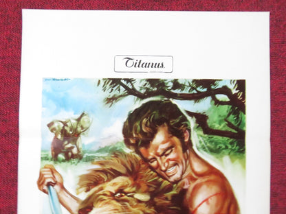 TARZAN IN THE GOLDEN GROTTO ITALIAN LOCANDINA POSTER STEVE HAWKES K. SWAN 1969 Rendezvous Cinema Movie posters