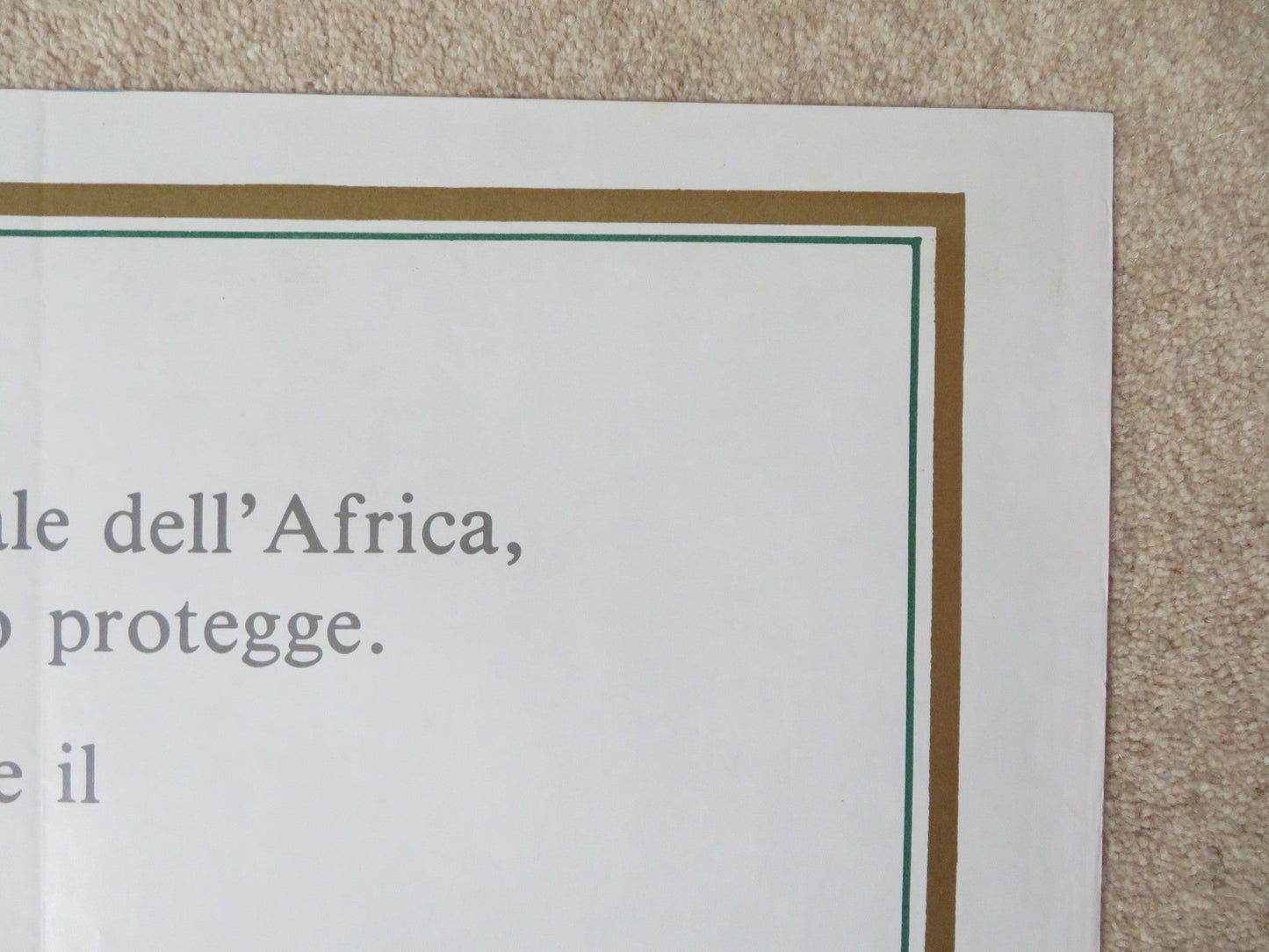 TARZAN OF THE APES ITALIAN 2 FOGLIO POSTER CHRISTOPHER LAMBERT JAMES FOX 1984 Rendezvous Cinema Movie posters