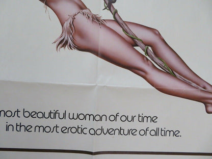 TARZAN THE APE MAN ONE SHEET POSTER FOLDED BO DEREK RICHARD HARRIS 1981 Movie posters