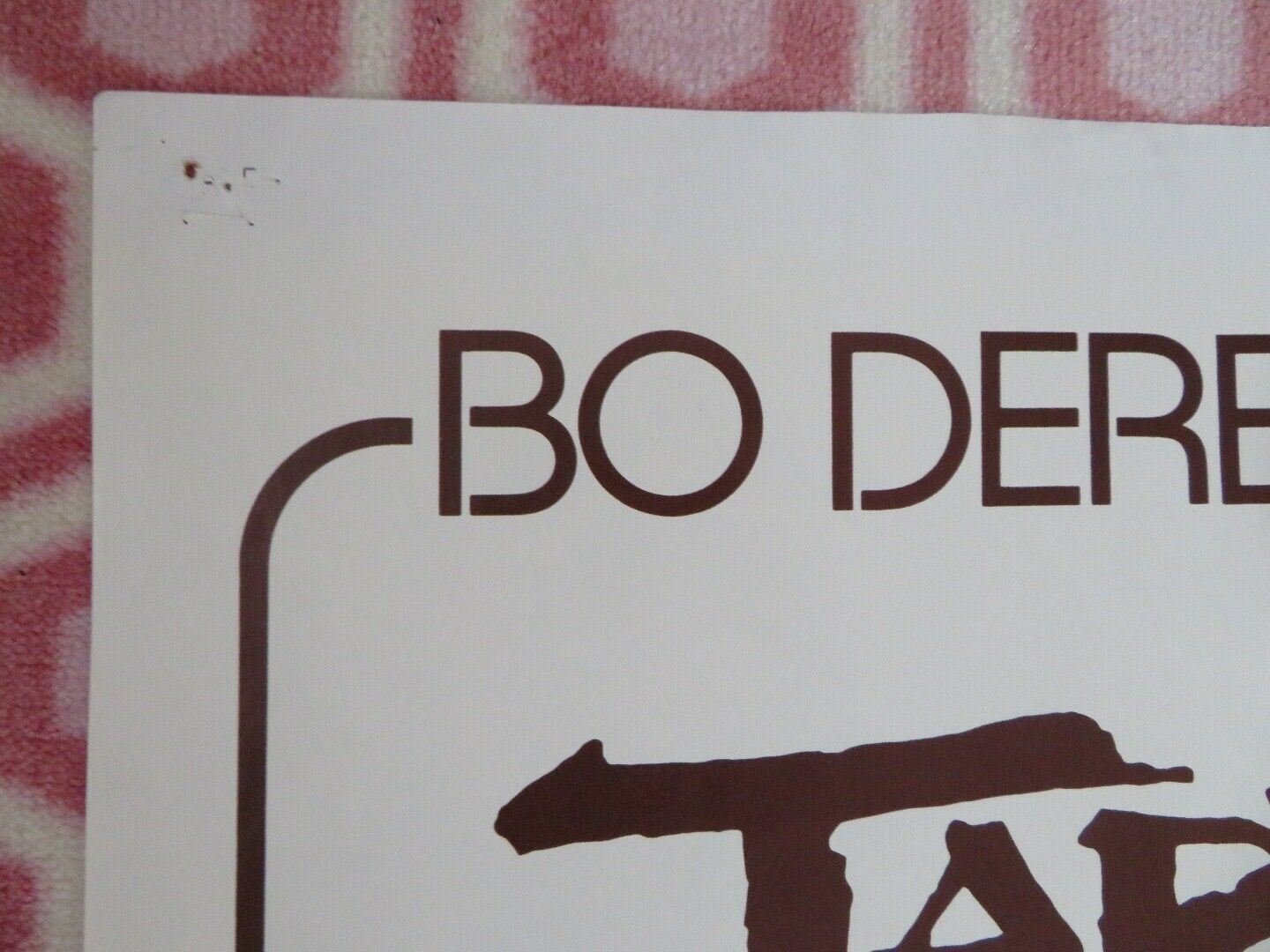 TARZAN THE APE MAN ONE SHEET POSTER FOLDED BO DEREK RICHARD HARRIS 1981 Movie posters