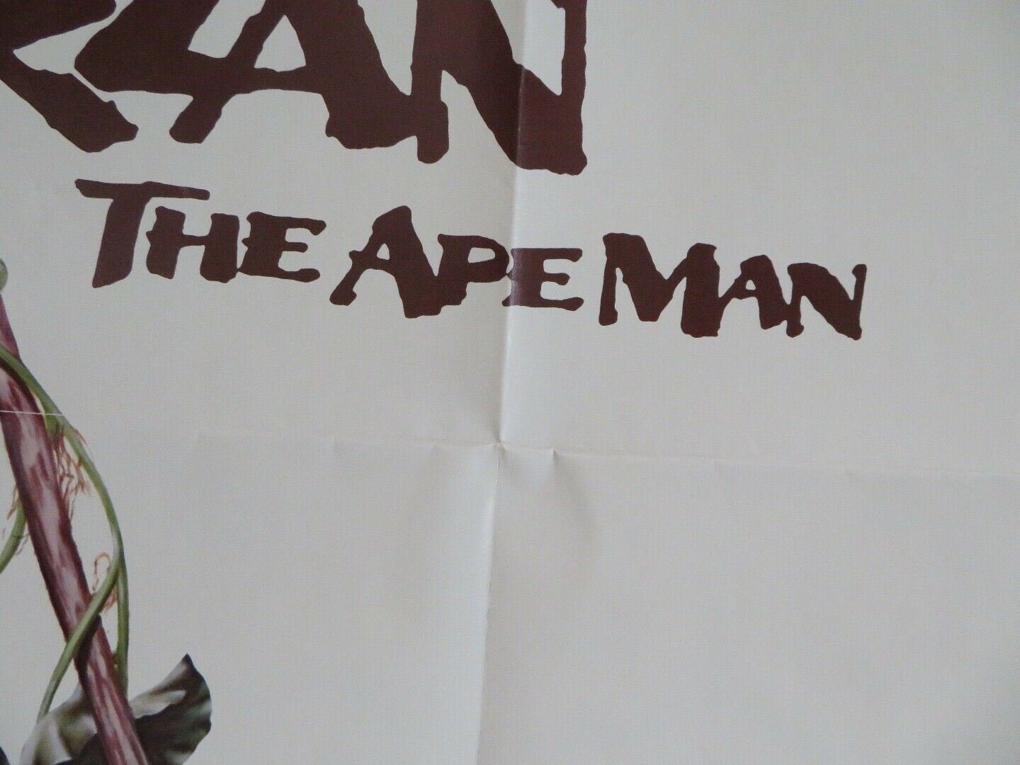 TARZAN THE APE MAN ONE SHEET POSTER FOLDED BO DEREK RICHARD HARRIS 1981 Movie posters