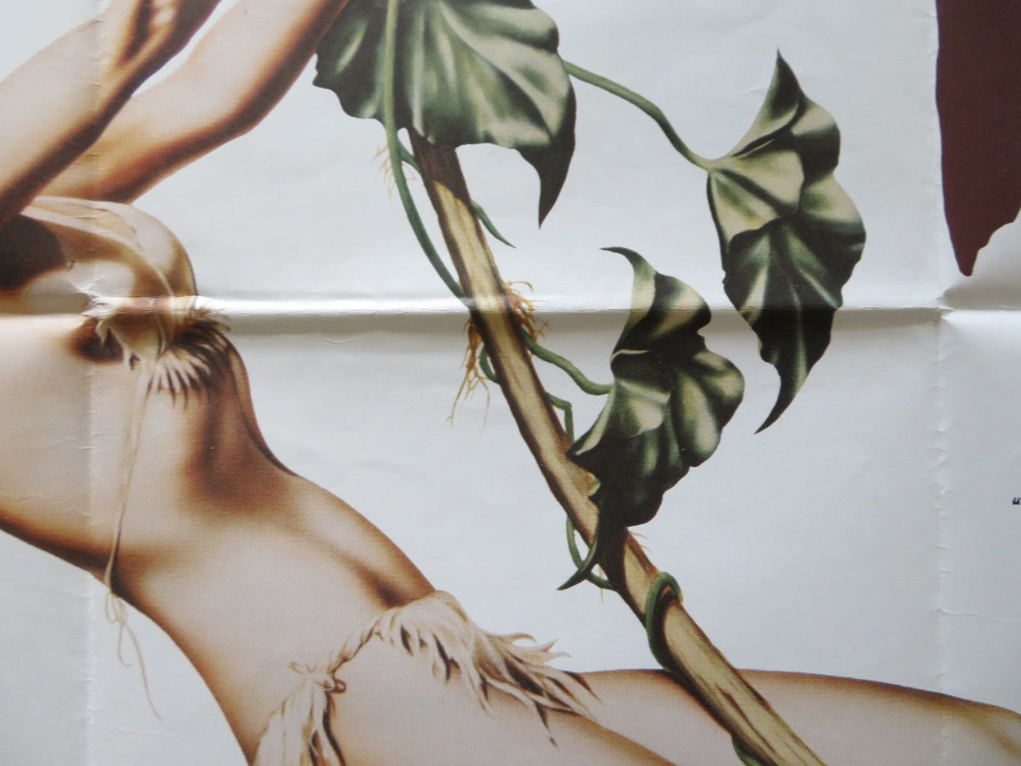 TARZAN THE APE MAN UK QUAD POSTER FOLDED BO DEREK RICHARD HARRIS 1981 Rendezvous Cinema Movie posters