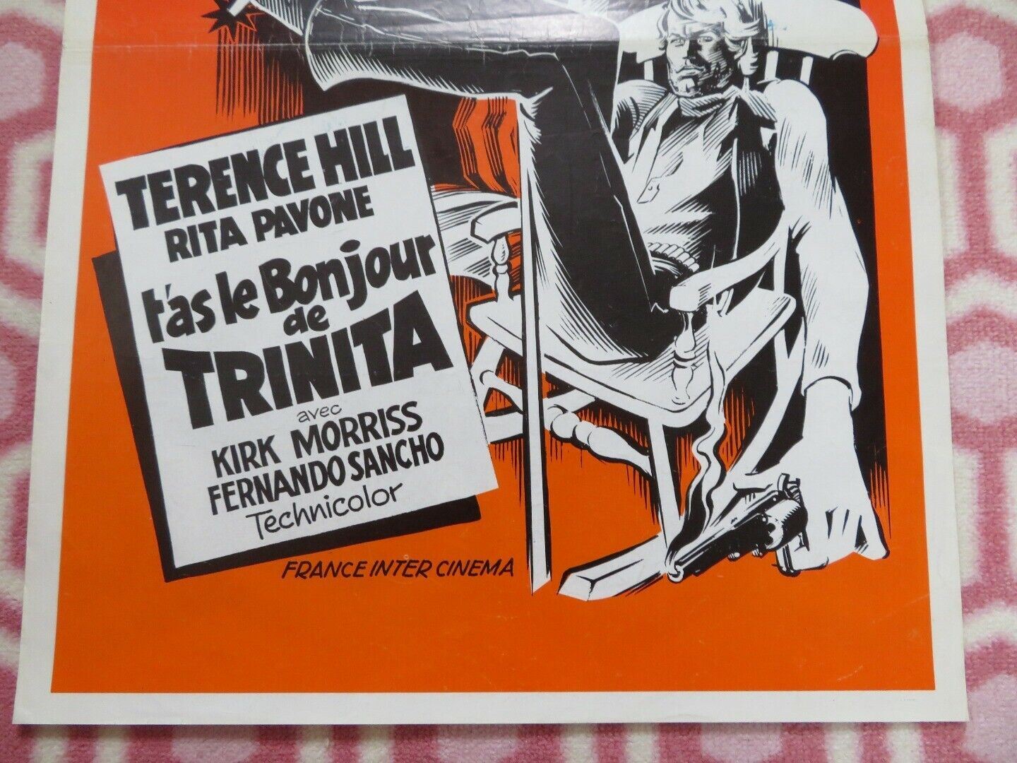 T'AS LE BONJOUR DE TRIITA / Crazy Westerners BELGIUM (20"x14") POSTER 1967 Movie posters