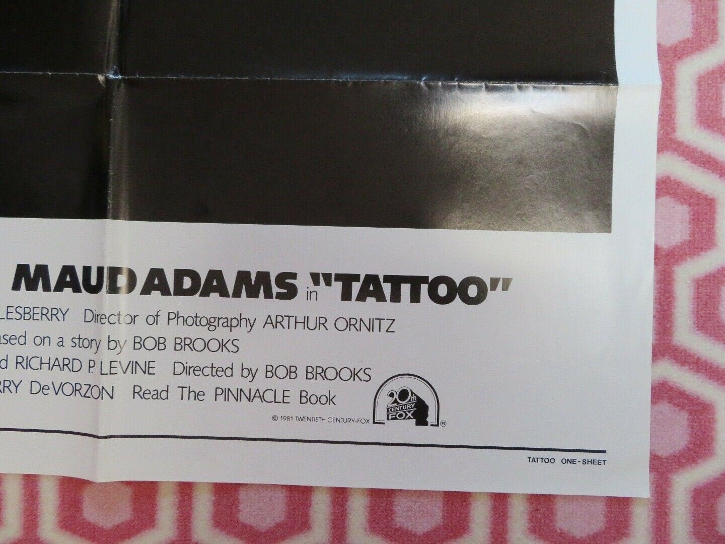 TATTOO US ONE SHEET POSTER BRUCE DERN MAUD ADAMS 1981 Movie posters