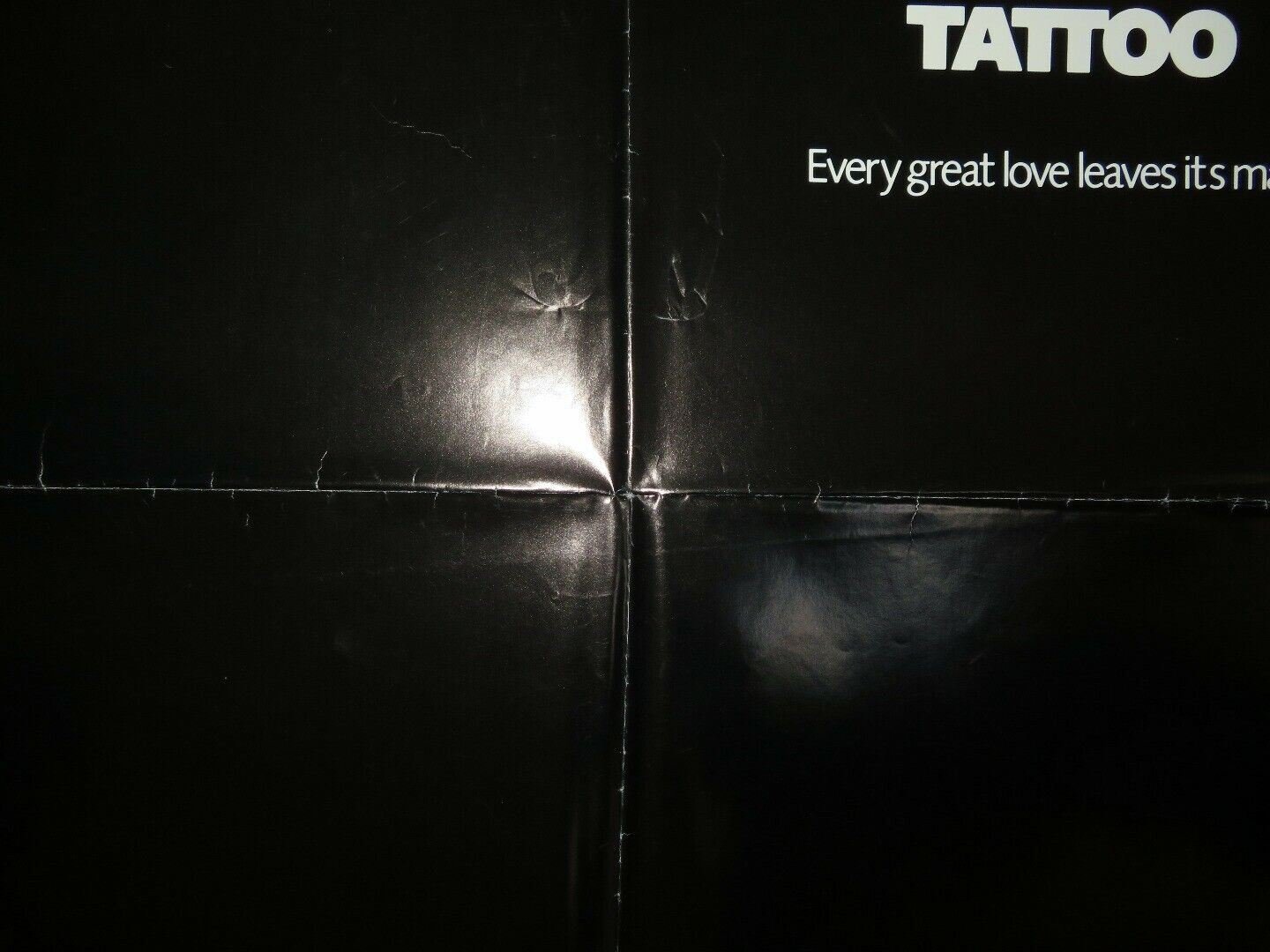 TATTOO US ONE SHEET POSTER BRUCE DERN MAUD ADAMS 1981 Movie posters