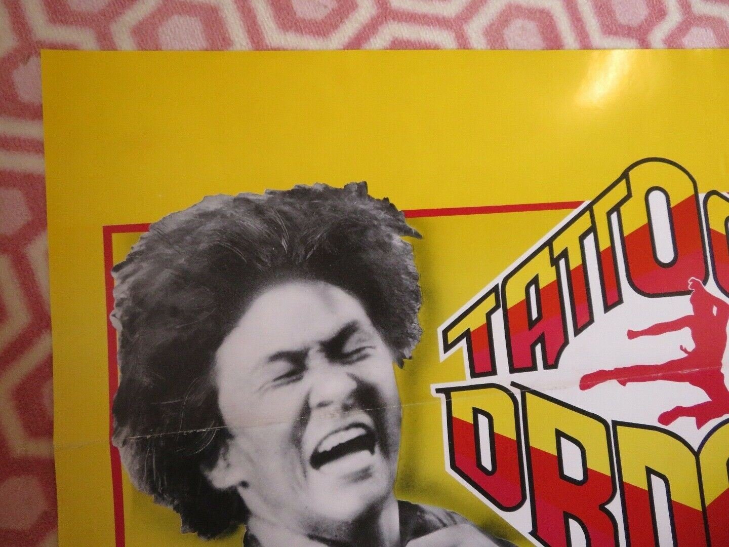 TATTOOED DRAGON KUNG FU US ONE SHEET ROLLED POSTER JIMMY WANG YU 1973/1981 Movie posters