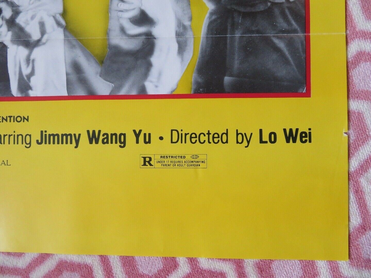 TATTOOED DRAGON KUNG FU US ONE SHEET ROLLED POSTER JIMMY WANG YU 1973/1981 Movie posters