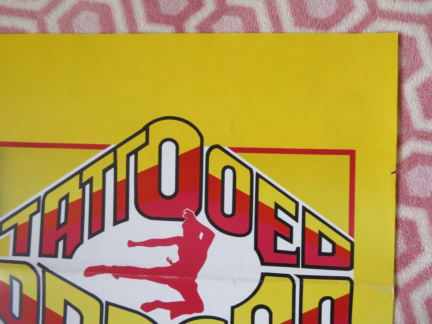 TATTOOED DRAGON KUNG FU US ONE SHEET ROLLED POSTER JIMMY WANG YU 1973/1981 Movie posters