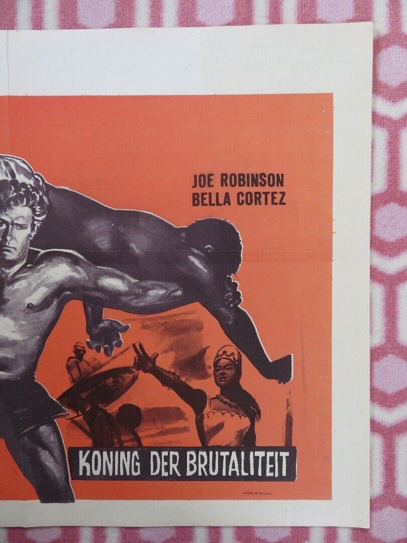 TAUR ROI DE LA FORCE BRUTALE BELGIUM (17"x 24") POSTER JOE ROBINSON BELLA CORTEZ Movie posters