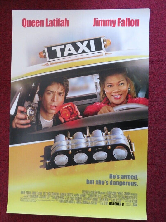 TAXI - VERSION A US ONE SHEET ROLLED POSTER QUEEN LATIFAH JIMMY FALLON 2004 Movie posters