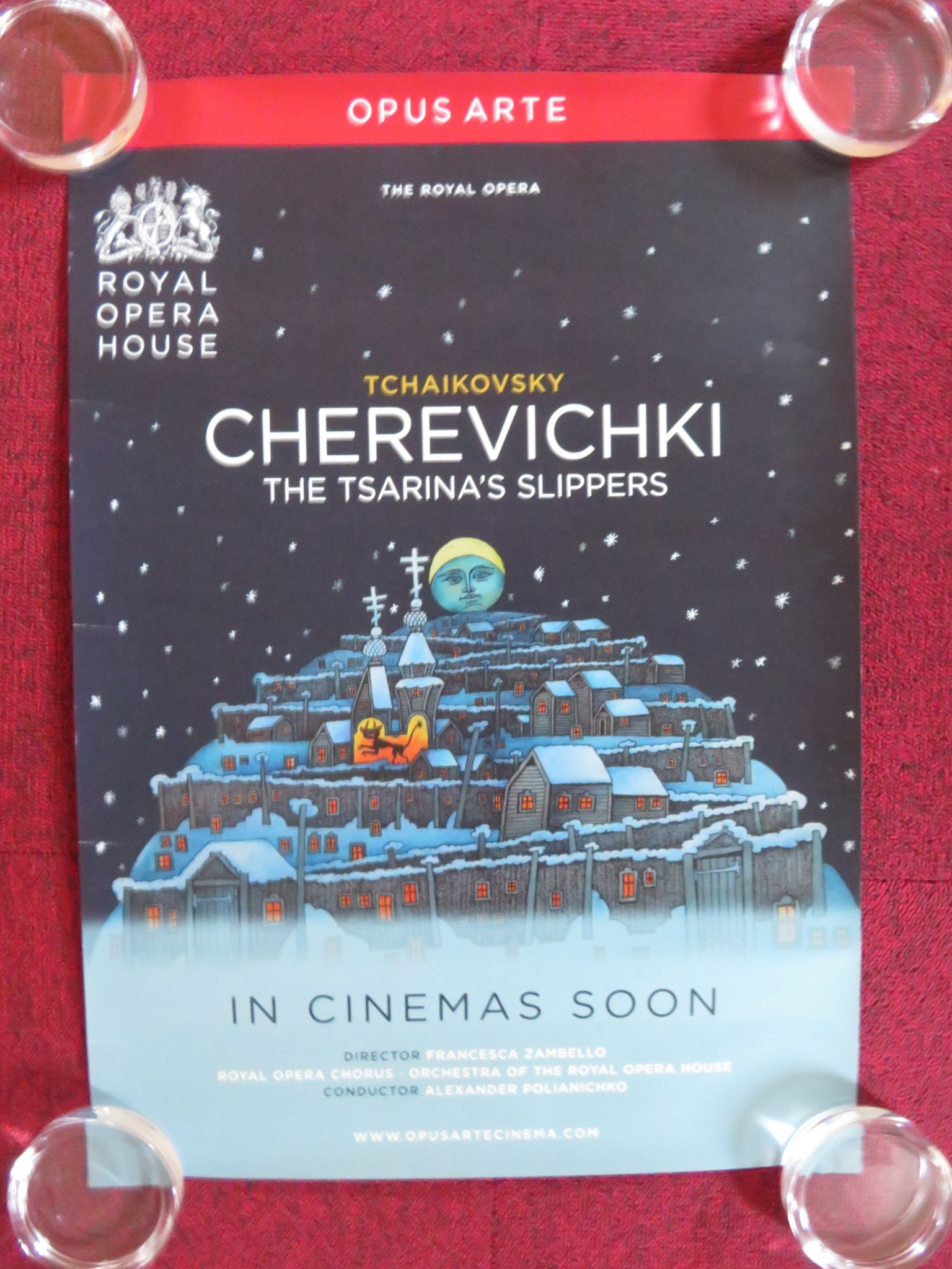 TCHAIKOVSKI: CHEREVICHKI - THE TSARINA'S SLIPPERS 23.5"X 16.5" POSTER Rendezvous Cinema Movie posters