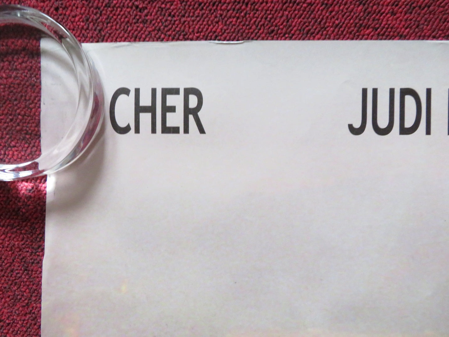 TEA WITH MUSSOLINI UK QUAD (30"x 40") ROLLED POSTER CHER JUDI DENCH 1999 Rendezvous Cinema Movie posters