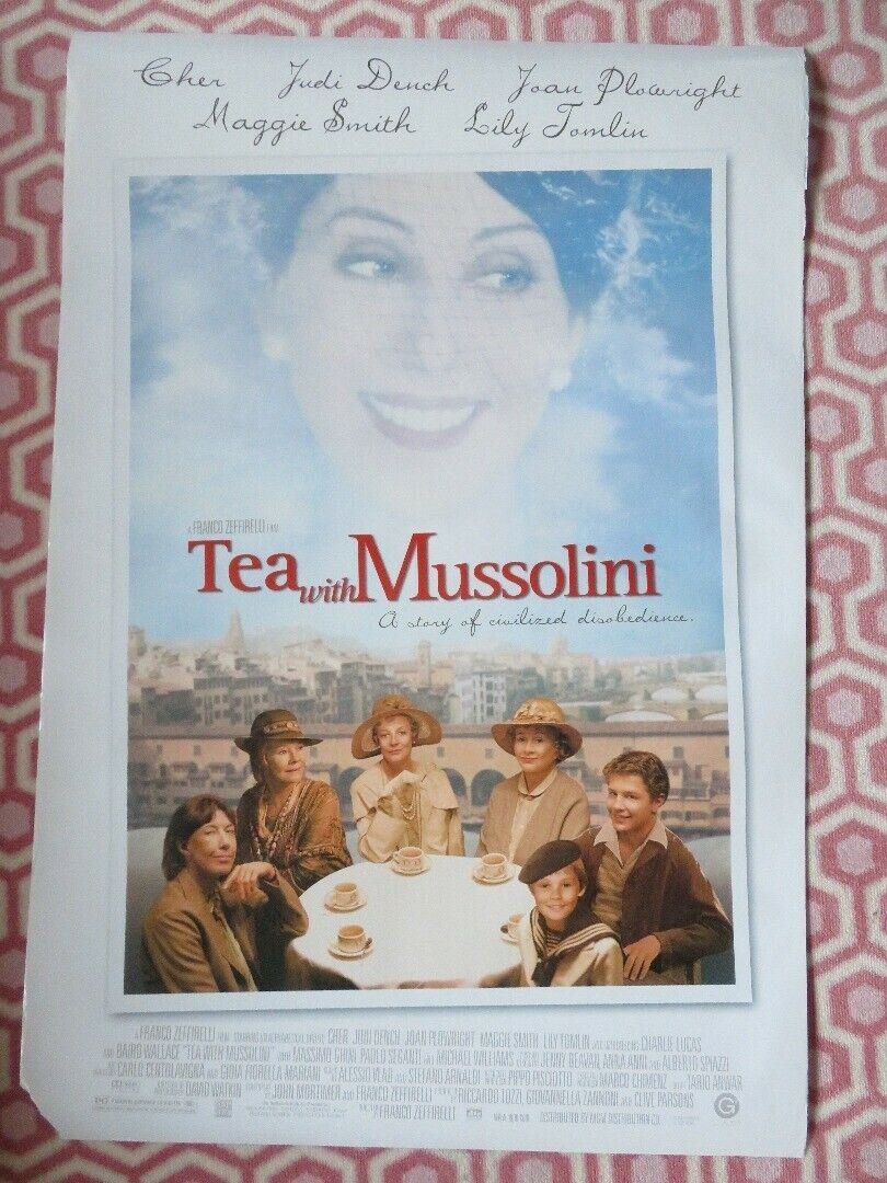 TEA WITH MUSSOLINI US ONE SHEET ROLLED POSTER FRANCO ZEFFIRELLI 1999 Movie posters