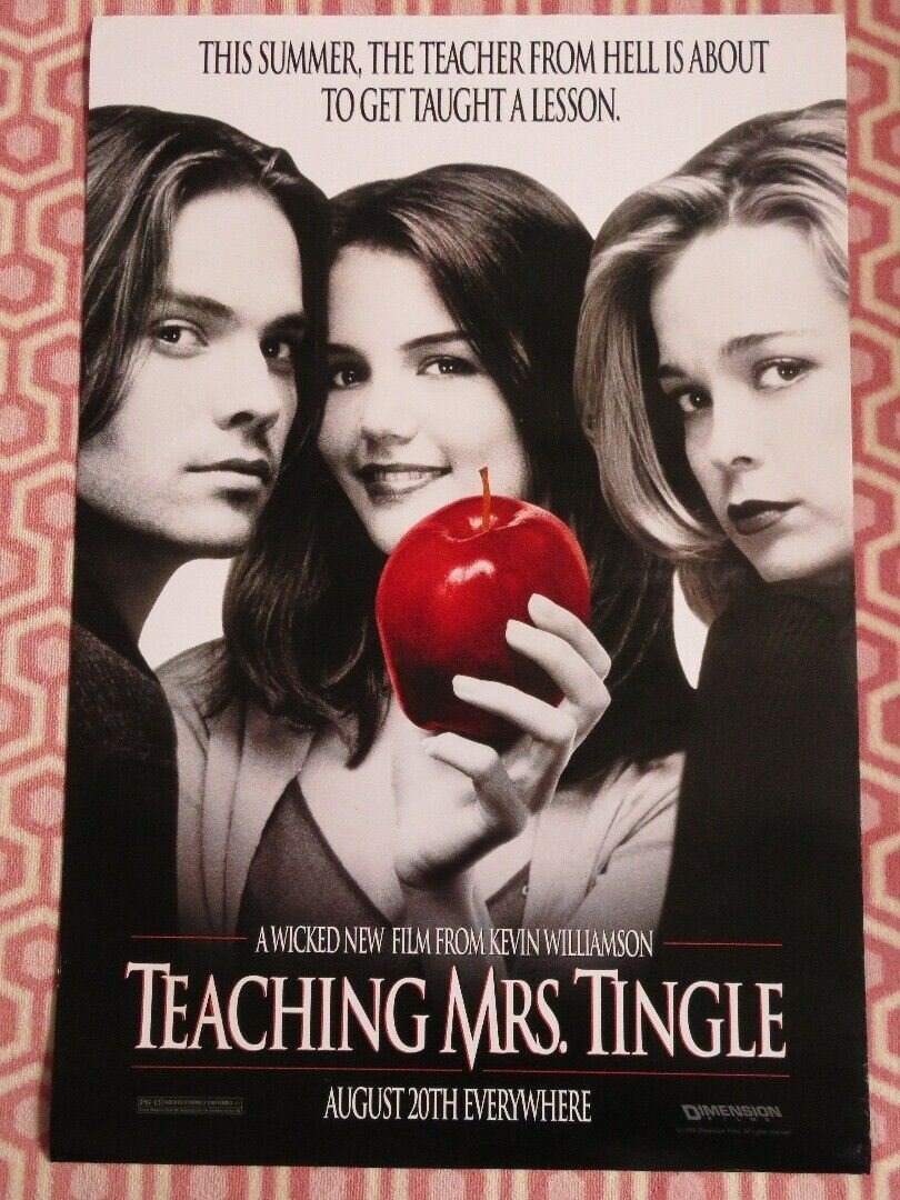 TEACHING MRS. TINGLE ONE SHEET ROLLED POSTER KATIE HOLMES 1999 Rendezvous Cinema Movie posters