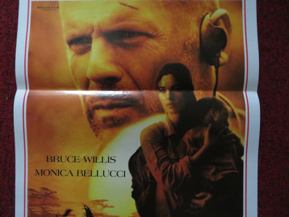 TEARS OF THE SUN ITALIAN LOCANDINA POSTER BRUCE WILLIS MONICA BELLUCCI 2003 Rendezvous Cinema Movie posters