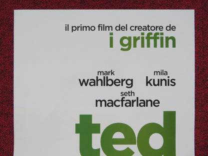TED ITALIAN LOCANDINA POSTER MARK WAHLBERG MILA KUNIS 2012 Rendezvous Cinema Movie posters