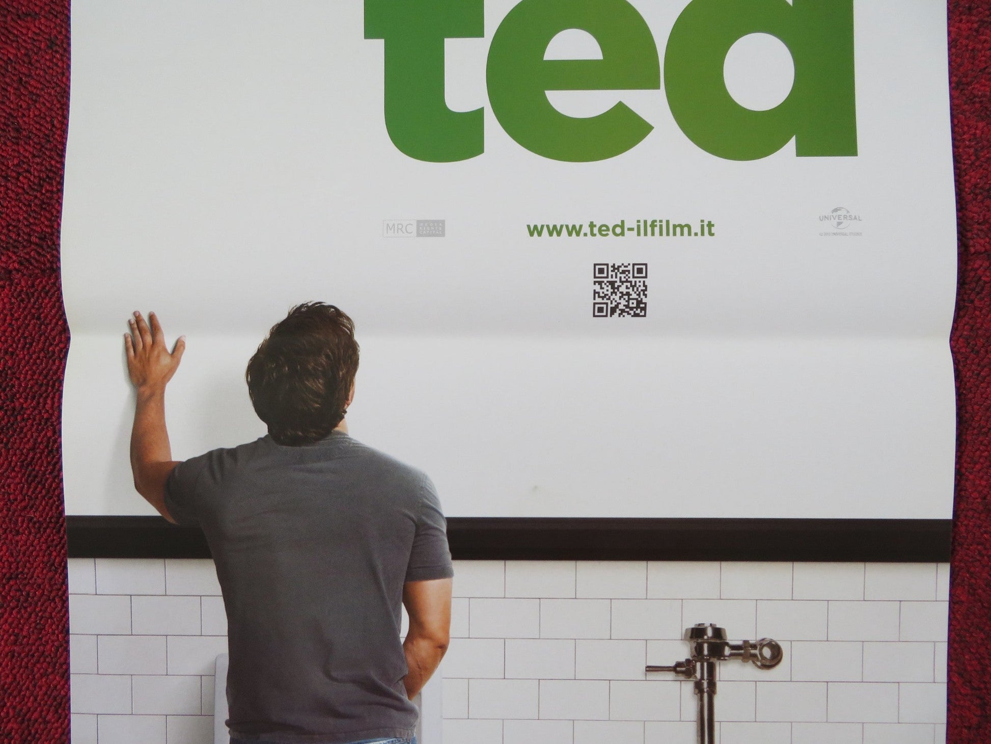 TED ITALIAN LOCANDINA POSTER MARK WAHLBERG MILA KUNIS 2012 Rendezvous Cinema Movie posters