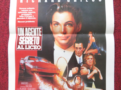 TEEN AGENT ITALIAN LOCANDINA POSTER RICHARD GRIECO LINDA HUNT 1991 Rendezvous Cinema Movie posters