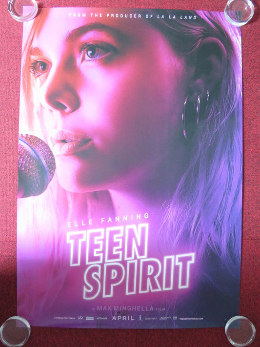 TEEN SPIRIT US ONE SHEET ROLLED POSTER ELLE FANNING MILLIE BRADY 2018 Rendezvous Cinema Movie posters