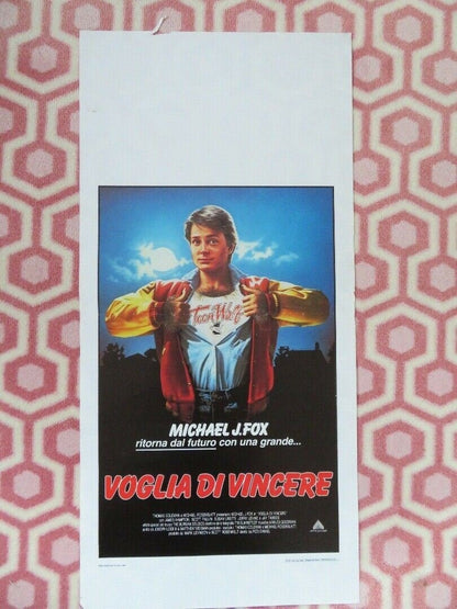 TEEN WOLF ITALIAN LOCANDINA (27.5"x 13") POSTER MICHAEL J.FOX 1985 - Rendezvous Cinema