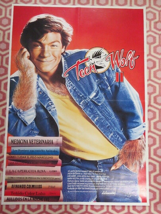 TEEN WOLF TOO SPANISH (39.5"X 27.5") ROLLED POSTER JASON BATEMAN 1987 Movie posters