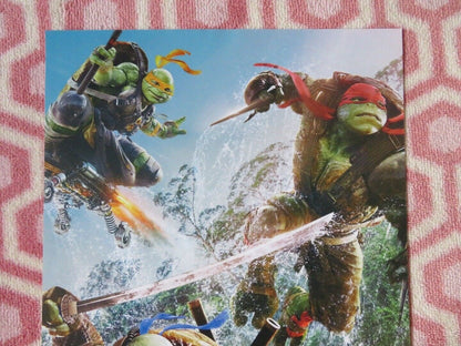 TEENAGE MUTANT NINJA TURTLES 2 ITALIAN LOCANDINA (26.5"x12.5") POSTER 2016 Movie posters