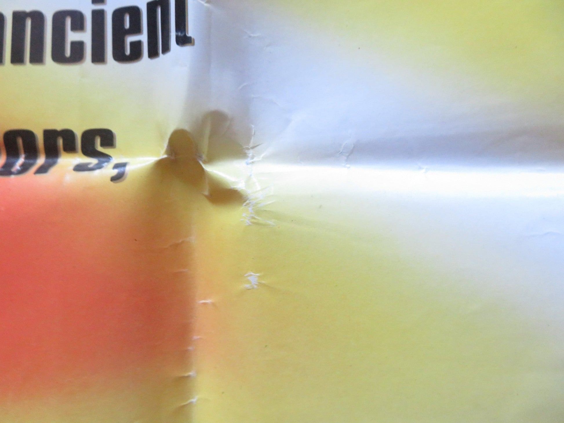 TEENAGE MUTANT NINJA TURTLES III UK QUAD POSTER FOLDED ELIAS KOTEAS 1992 Rendezvous Cinema Movie posters