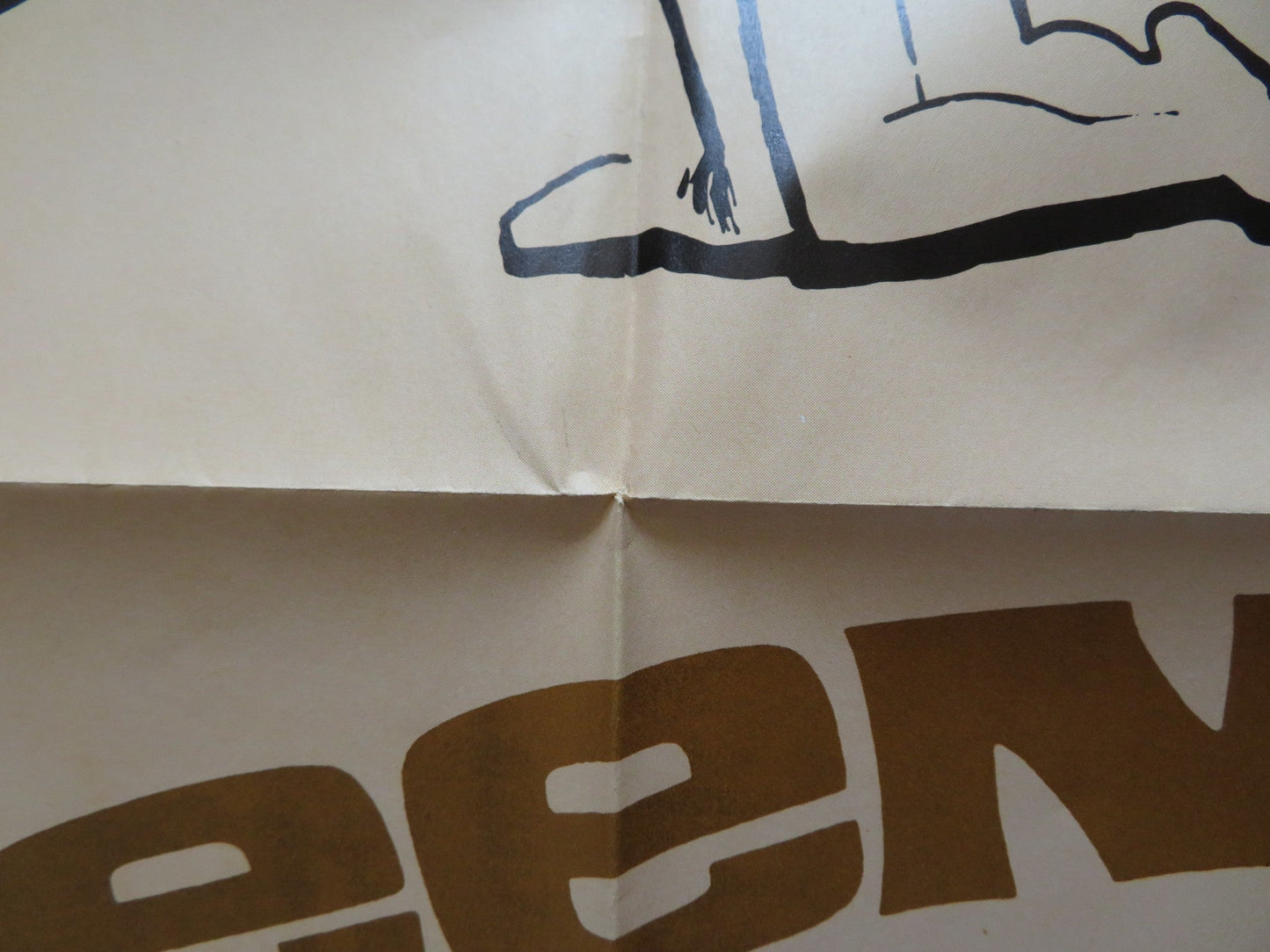 TEENAGE REBELLION FOLDED US ONE SHEET POSTER BURT TOPPER NORMAN HERMAN 1967 Rendezvous Cinema Movie posters